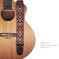 thumbnail image 3 of Adjustable Soft Guitar Strap Embroidered for Acoustic Folk Electric Guitar Bass, 3 of 8