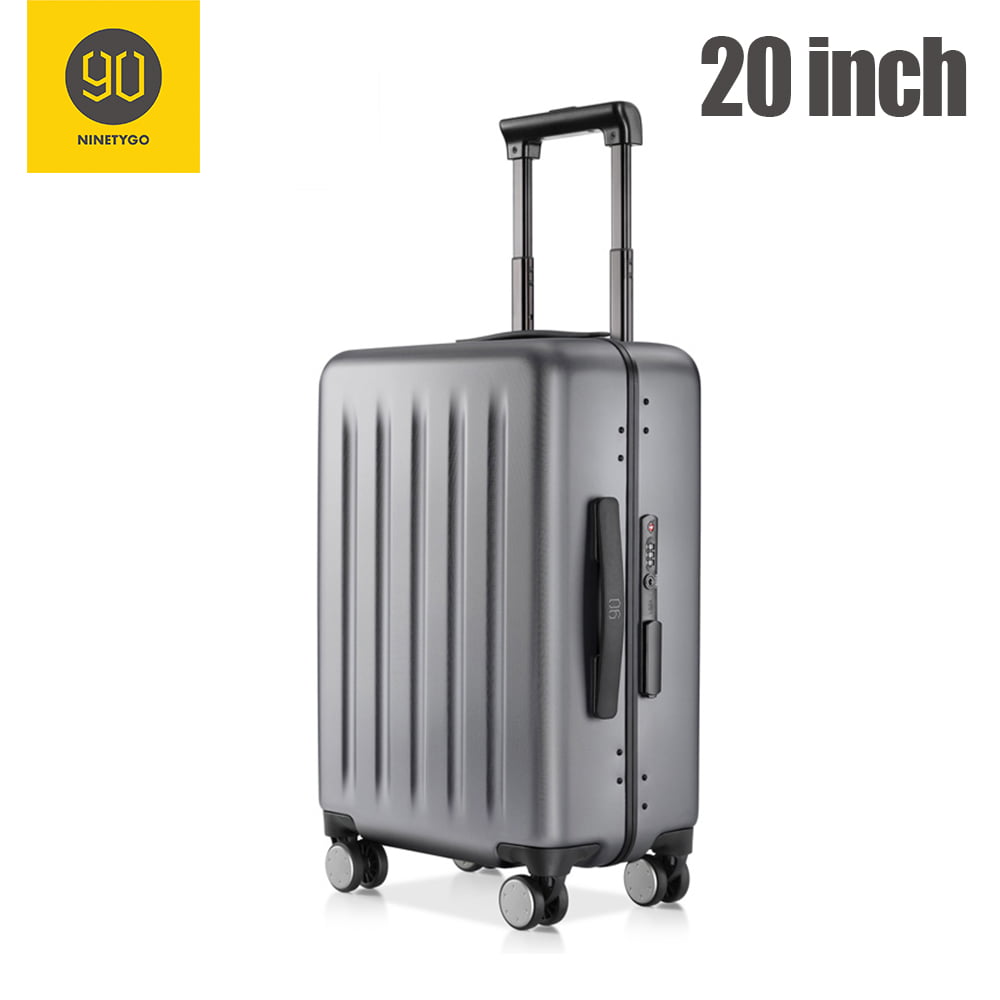On Luggage for Travel 4 Wheel Spinner Sandra Aluminum Case 21 Inch Carry 