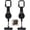 2pcs, variant on Retractable Phone Holder, Lanyard Steel Line Cellphone Strap with Locking Carabiner and Metal Tab for Outdoor Skiing Climbing