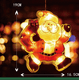 thumbnail image 3 of Juego de 6 luces navideñas para decoración de ventanas,luces navideñas para árboles de Navidad, guirnaldas de luces para dormitorio, luces de hadas LED blancas cálidas que funcionan con pilas, 3 of 5