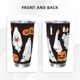 thumbnail image 3 of Goofa Halloween Ghosts And Pumpkins for 20 oz Skinny Tumbler Stainless Steel Coffee Mug Slim Vacuum Insulated Travel Cup Car Cup-Without Straw, 3 of 8