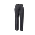 thumbnail image 4 of Qulqfy Womens Dress Pants Office Trousers High Waist Business Casual Straight Leg Nylon Gray Pants L, 4 of 4