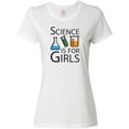 thumbnail image 3 of Inktastic Science is for Girls Women's T-Shirt, 3 of 5