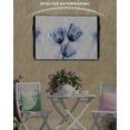 thumbnail image 6 of Outdoor TV Cover 30 to 32 Inch Weatherproof, Blue Tulips Flower Waterproof TV Screen Protector for Outside Decor with Zipper and Pocket 30"L x 19"H&nbsp; , Abstract Floral, 6 of 7