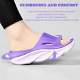 thumbnail image 4 of Womens Mens Recovery Slides with Comfortable Plantar Fasciitis Arch Support Ladies Orthotic Open Toe Unisex Orthotic Walking Thick Cushion Sport Sandals Reduces Stress on Feet, 4 of 5
