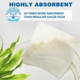 thumbnail image 4 of LotFancy Calcium Alginate Wound Dressing Pad, 4"x 4", 5 Pack, Super Absorbent Dressing,Non-Stick, 4 of 9