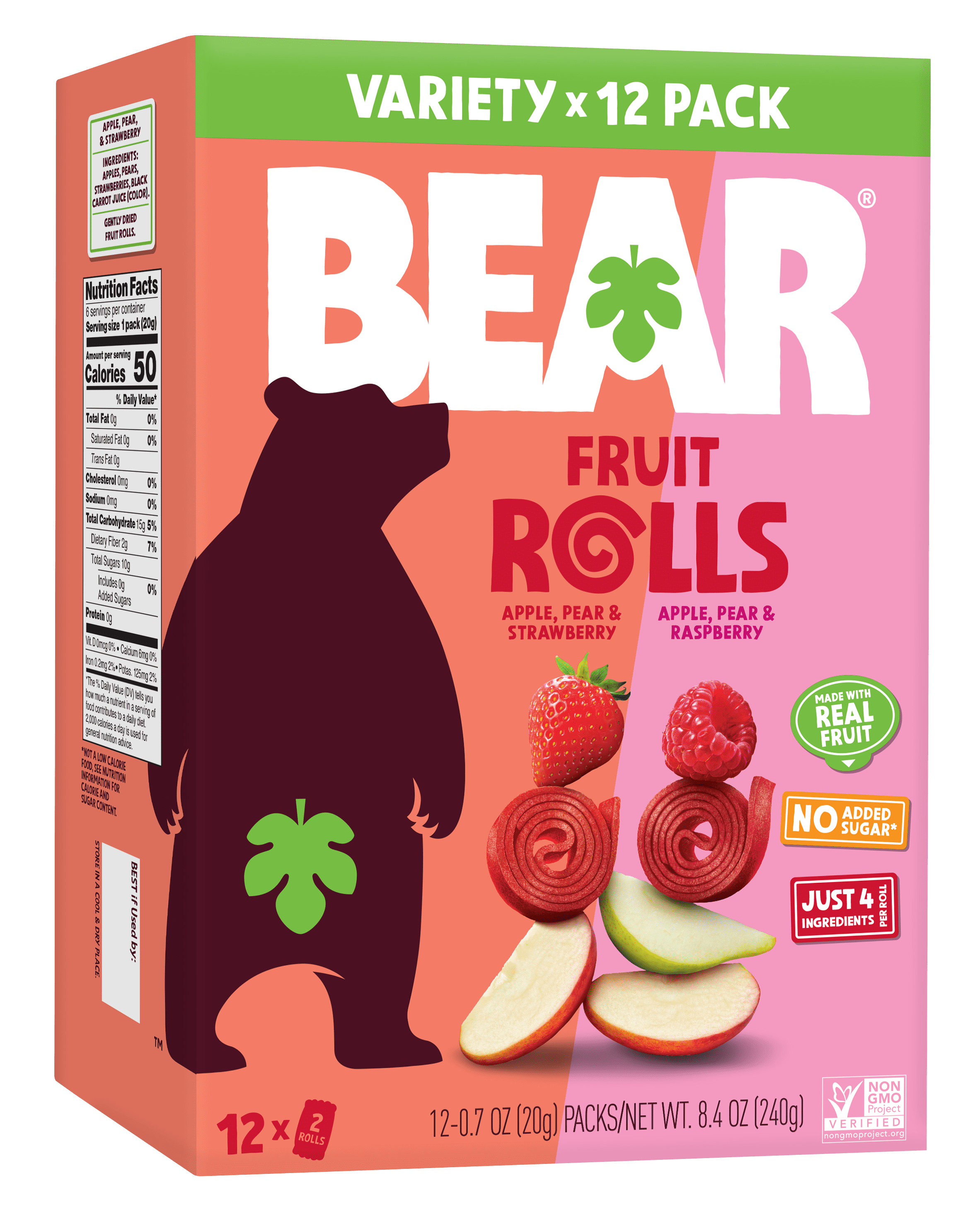 bettergoods Organic Mixed Berry Fruit Snacks 0.7 oz 10 Count Vegan