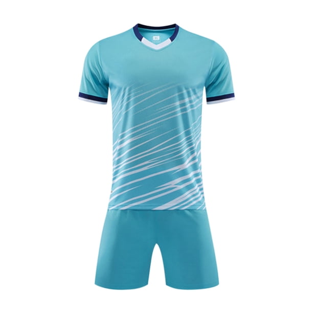 Odeerbi 6-16 Años Niños Verano Atletismo Trajes de Secado Rápido Deportes Running Tops Pantalones Cortos Conjunto Transpirable de Manga Corta Cuello Redondo Top Shorts