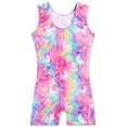 thumbnail image 2 of Gymnastics Leotards for Girls Unicorn Aurora Rainbow Mermaid Dinosaur Cupcake Sparkle Biketard Toddlers Kids Children, 2 of 6