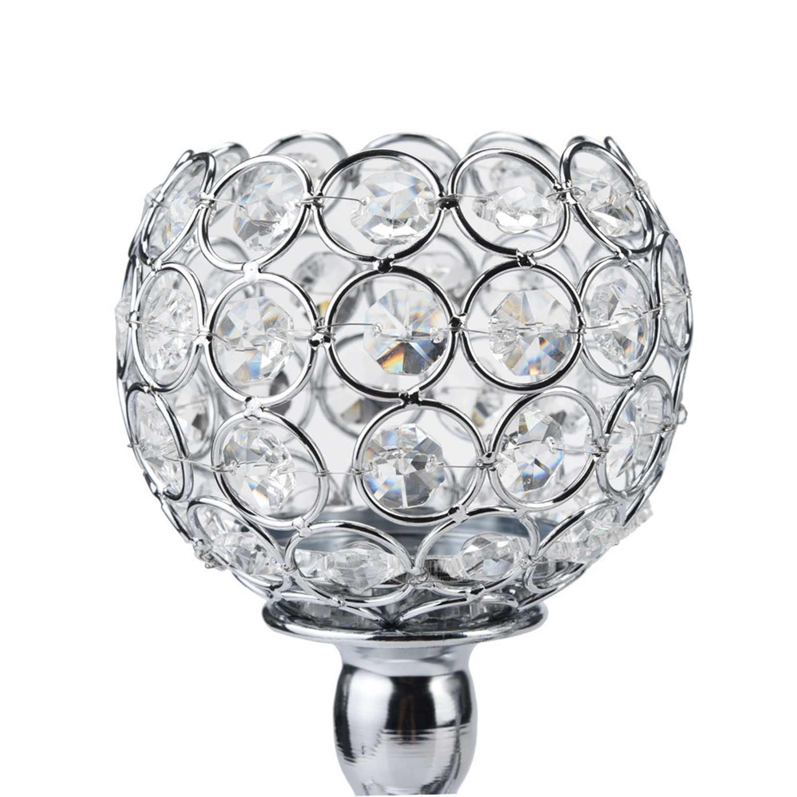 Floleo Crystal Candle Holders 3 Wick Gold Centerpiece Table Decorations For Dining Room Living Room Bling Votive Tealight Candle Holder Coffee Dining Table Centerpiece Decor Christmas Decorations