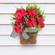 thumbnail image 1 of Cesta Colgante de Flores de Simulación de Primavera para Decoración de Patio Al Aire Libre, Puerta, Sala de Estar, 1 of 7