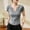 A_ Gray, variant on Fashion Olyvenn Womens Summer Color Block Tops Casual Short Sleeve Crew Neck T Shirts Slim Fit Trendy Blouse Gray L