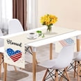 thumbnail image 4 of Heiheiup Colorful Independence Day Table Flag Patriotic Stripes Wired Edge Ribbon Printing Customized Satin Flag Ribbon For Holiday Craft Decoration, 4 of 4