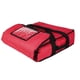 thumbnail image 5 of Bolsa térmica ligera para pizza Develivey, para mantener la comida fresca, con estuche aislante. Rojo 50x50x16cm, 5 of 9