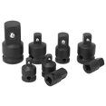thumbnail image 4 of Juego de 8 adaptadores reductores de enchufe negro para llave de impacto CRV, 4 of 8