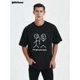 thumbnail image 3 of I've Got Your Back Stick Figure Graphic Friendship Tshirt Gift For Christmas Birthday Anniversary Funny T Shirts For Men, 3 of 9