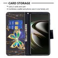 thumbnail image 3 of Designed for Samsung Galaxy S22 Plus 5G, Allytech Wallet PU Leather Card Slots Kickstand Flip Case Impact Resistant Protective Magnetic Closure Case for Galaxy S22 Plus 6.7", Gold Butterfly, 3 of 5