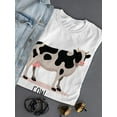 thumbnail image 3 of Cow. T-Shirt Women -SPIdeals Designs, Female XX-Large, 3 of 4