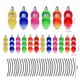 thumbnail image 1 of Pegatinas reflectantes de entramado de panal magnético con línea de bombillas navideñas, decoración navideña, pegatinas para puerta de garaje, refrigerador y coche, 1 of 6