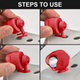 thumbnail image 5 of 4 Piezas Faros para Croc Luces Croc Recargables USB 4-12 Horas De Tiempo De Ejecución Ipx5 Impermeable 3 Modos Zapatos Croc Luces Decoración para Caminar Perros Al Aire Libre Rojo, 5 of 5
