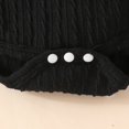 thumbnail image 6 of AUDeals Toddler Girl Plaid Dress Set Kids Ruffle Knit Top and Plaid Skirt with Headband 3 Piece Fall Winter Outfit Clothes Christmas Costume Size (Black, 6-9 Months), 6 of 8