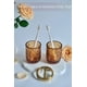 thumbnail image 3 of Juego de accesorios de baño LaMarriti Amber, 5 piezas, vidrio transparente, 3 of 7