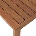 thumbnail image 6 of Alaterre Furniture Eucalyptus Wood, Weather-Resistant 63" x 37.5" Outdoor Dining Table with 2" Umbrella Hole, 6 of 7