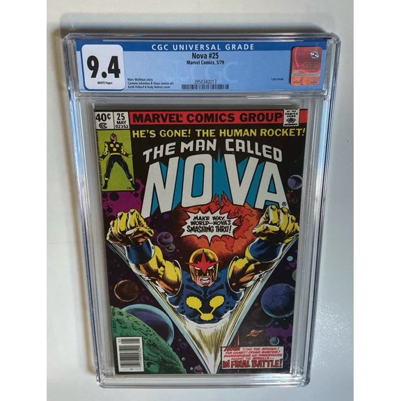 Collectible Nova #25 - CGC 9.4 Comic Book