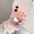 thumbnail image 3 of Bonita funda de teléfono para Xiaomi Redmi 13C, Poco C65, redmi13c, niñas, anticaída, Cinnamoroll, Kuromi, Hello Kitty, cubierta de silicona a prueba de golpes, 3 of 5