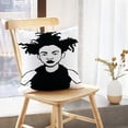 thumbnail image 5 of LALILO Throw Pillow Covers Girls Afro Black Afro Girls Woman Cushion Cover 18" x 18", 2 Pack, 5 of 6