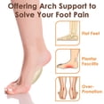 thumbnail image 6 of Skyfoot Arch Support Inserts, for Flat Feet, Plantar Fasciitis, Foot Pain Relief, 2 Pairs, Beige, 6 of 6