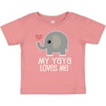 thumbnail image 3 of Inktastic My Yaya Loves Me Grandchild Boys or Girls Baby T-Shirt, 3 of 5