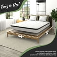 thumbnail image 2 of Nevlers Queen Size Slip Resistant Mattress Gripper Pad - 54" x 72"| Prevents Mattress & Mattress Topper from Slipping | Strong Gripper Pad, 2 of 9