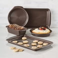 thumbnail image 2 of Circulon Bakeware Nonstick 5 Pc Bakeware Set, Chocolate Brown, 2 of 11