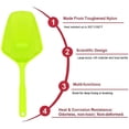thumbnail image 3 of Paquete de 2 coladores de pala, colador de alimentos, cuchara espumadera de cocina, coladores de pala de drenaje de cocina resistentes al calor, colador y tamiz ranurado para el hogar con mango para, 3 of 7