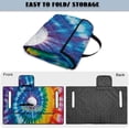 thumbnail image 5 of Yuyamidu Golf Ball Golf Cart Seat Covers with 4 Pockets Rainbow Whilpool Tie Dye Club Car Seat Cushion Covers for More 2 Person Seats Portable Golf Cart Seat Towel Blanket, 5 of 8