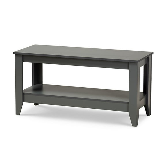 Baxton Studio Elada Modern and Contemporary Grey Finished Wood Coffee Table