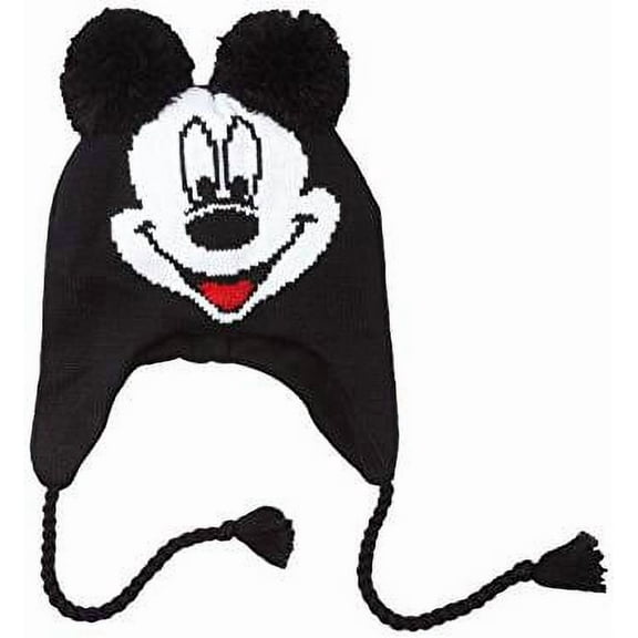 Disney Mickey Mouse Knit Peruvian Laplander Hat