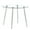 Silver, variant on Tcbosik 38.6" Round Glass Table with Metal Legs, Modern Kitchen Table for 2-4 Person, Minimalist Bistro Table for Living Room, Easy Assembly, Silver