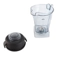 thumbnail image 4 of Blender Container, Clear Sealing Clip Stainless Steel Blade Blender Accessories ABS Rubber with Lid for Kitchen, 4 of 7
