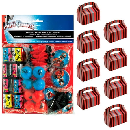 Power Rangers Ninja Steel Filled Favor Box Kit (For 8 Guests)
