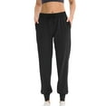 thumbnail image 2 of asjyhkr Sweatpants Women Drawstring Elastic Waist Jogger Casual Breathable Stretch Running Gym Workout Yoga Pants with Pockets, 2 of 3