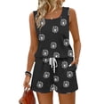 thumbnail image 2 of Short Sets for Women Sleeveless Shirts & Wide Leg Shorts Summer Vacation Outfits Going Out Tops, 2 of 8