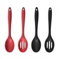 thumbnail image 4 of Colander Spoon Rounded Handle Strainers Comfortable Long-Lasting Reusable Easy to Care Sifter Kitchen Tools Hot Pot Black, 4 of 10