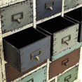 thumbnail image 4 of Linon Paquet Treize Tiroir en Métal Accent Coffre en Blanc, 4 of 11