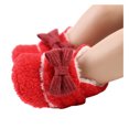 thumbnail image 5 of Generic Unisex Fleece Baby Booties, Soft Sole and Non Slip | Stay On Slipper Socks for Infant/Toddler Fleece Snow Boot, 5 of 5