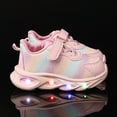 thumbnail image 6 of Pimfylm Light Up Athletic Shoes Boys Toddler Girls Led Shoes Kids Light Up Sneakers Pink,Size for US 6, 6 of 6