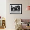 thumbnail image 3 of Historic Framed Print, At bat, Mrs. Richie; catcher, Fannie Gerhart, 17-7/8" x 21-7/8", 3 of 9