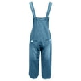 thumbnail image 5 of QHFBli Women Denim Jumpsuits 2025 Casual Sleeveless Loose Baggy Overalls Jeans Pants Jumpers with Pockets, 5 of 5