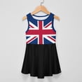thumbnail image 3 of British Flag Girl Dress Summer Crew Neck Children's T-Shirt Tops Casual Wear, 3 of 10